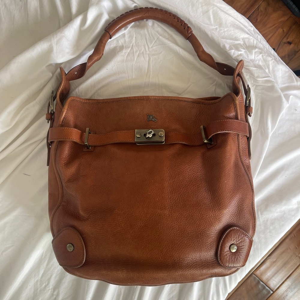 Burberry Prorsum Brown Leather Shoulder Bag